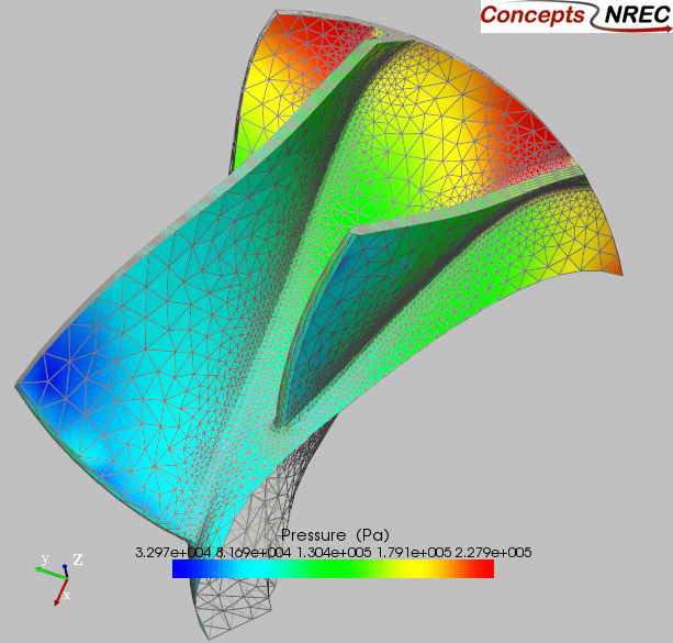Mapped Fluid Pressure Boundary_turbocharger compressor wheel FEA.png