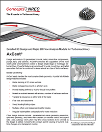 AxCent Blade Design Software | Concepts NREC
