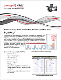 Turbomachinery Pump Design Software | Concepts NREC
