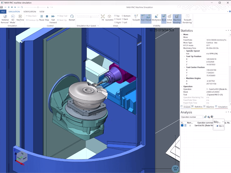 Machine Simulation in MAX-PAC