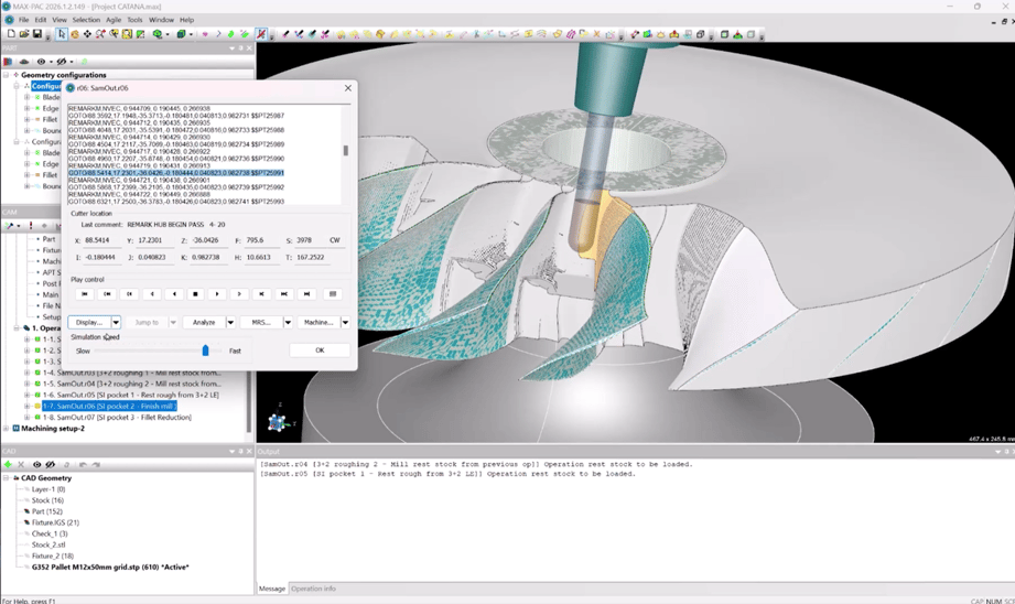 Material Removal Simulation in MAX-PAC