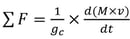 Newtons Law Equation for Purist