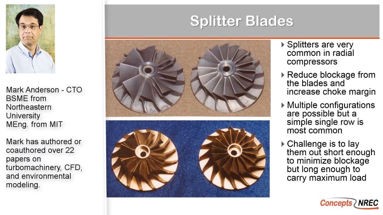 Splitter Design for Radial Compressors  - Video Blog